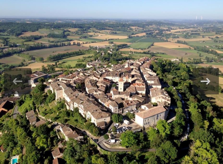 Charmant Studio Avec Jardin A La Campagne Sur Le Chemin De Saint Jacques De Compostelle Apartment Lauzerte Ngoại thất bức ảnh